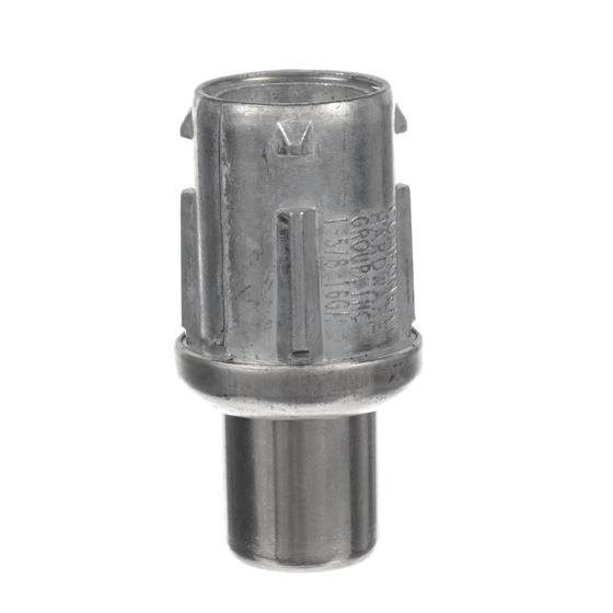 Picture of 1-5/8" Round Stainless Steel Clad Zinc Die Cast Adjustable Round Foot Insert