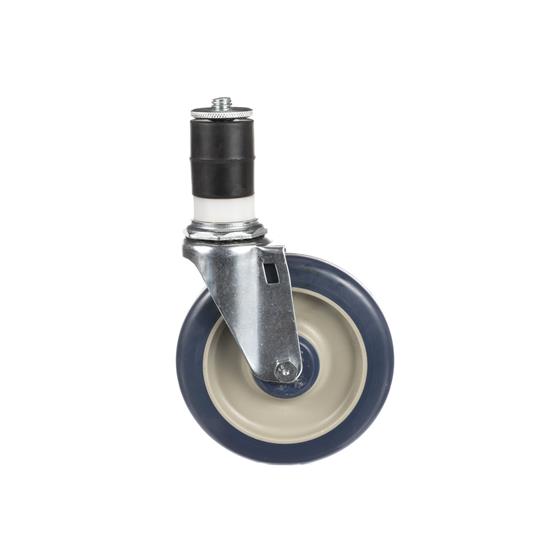 Picture of Standard Duty 1-5/8" Expanding Stem Caster With 5" Blue Polyurethane Wheel