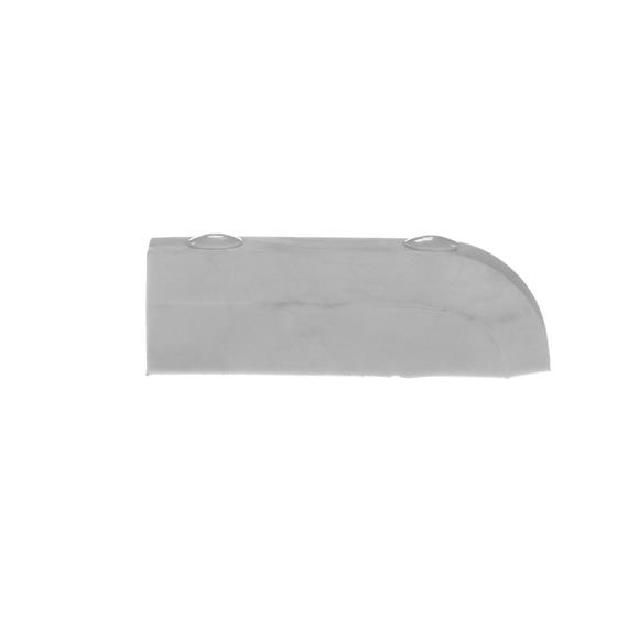 Picture of 3" L x 1" W x 7/8" H Gray PVC Contempo End Bumper Interface With Hole Plugs
