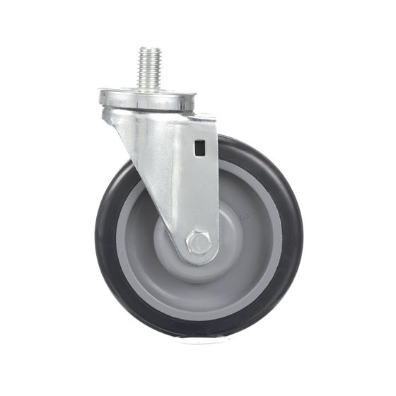 Picture of Medium Duty 5/8-11 x 1" Threaded Stem Caster With 5" Blue Polyurethane Wheel