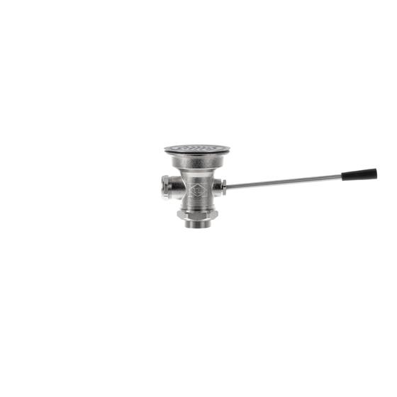 Picture of TOP-LINE® Lever Handle Drain, 3-1/2" Sink Opening, 1-1/2" Male Outlet Brass