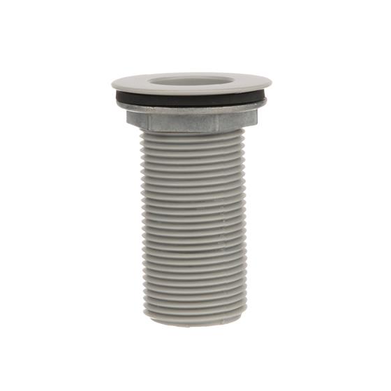 Picture of Encore® Gray ABS Sink Drain 2-7/8" L, 1-3/8" Dia. Sink Opening, 2" Face Flange, Individually Packed with Locknut & Washer, 1" NPT