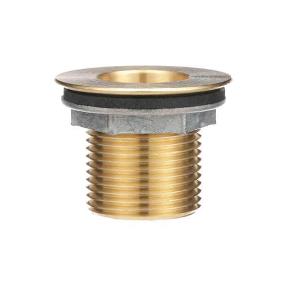 Picture of Encore® Brass Sink Drain 1-1/2" L, 1-3/8" Dia. Sink Opening, 2" Face Flange, Includes: Locknut & Washer, 1" NPS