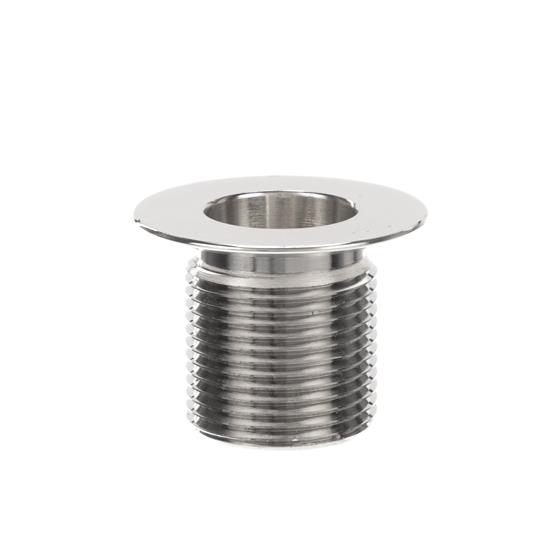 Picture of Encore® Nickel Plated Brass Sink Drain 1-1/2" L, 1-3/8" Dia. Sink Opening, 2" Face Flange, Includes: Locknut & Washer, 1" NPS