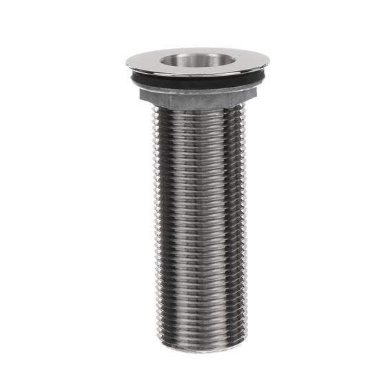 Picture of Encore® Nickel Plated Brass Sink Drain 4" L, 1-3/8" Dia Sink Opening, 2" Face Flange, Includes: Locknut & Washer, 1" NPS