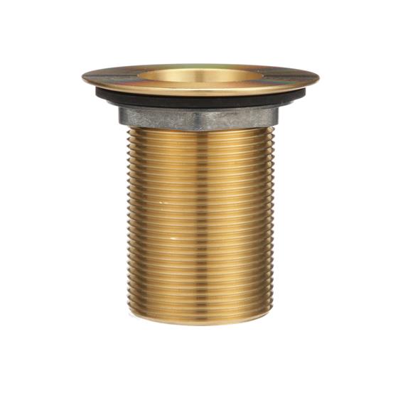 Picture of Encore® Brass Sink Drain 3" L, 2" Dia Sink Opening, 3" Face Flange, Includes: Locknut & Washer, 1-1/2" NPS