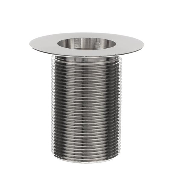 Picture of Encore® Nickel Plated Brass Sink Drain 3" L, 2" Dia Sink Opening, 3" Face Flange, 1-1/2" NPS