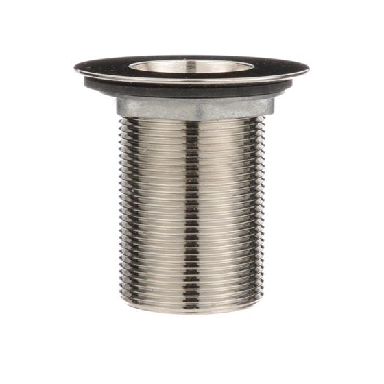 Picture of Encore® Nickel Plated Brass Sink Drain 3" L, 2" Dia Sink Opening, 3" Face Flange, Includes: Locknut & Washer, 1-1/2" NPS