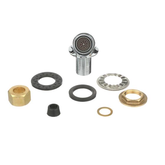Picture of Encore® Polished Chrome Plated Brass Trough Inlet Fitting, 1/2" NPT
