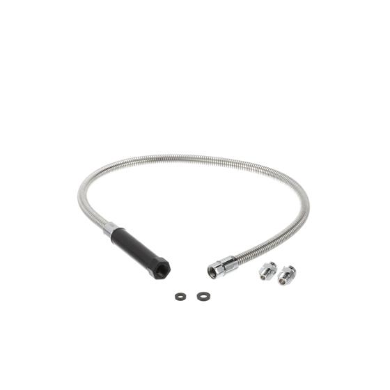 Picture of Encore® Commercial Duty 60" Stainless Steel Pre-Rinse Hose with Grip & Universal Adapter