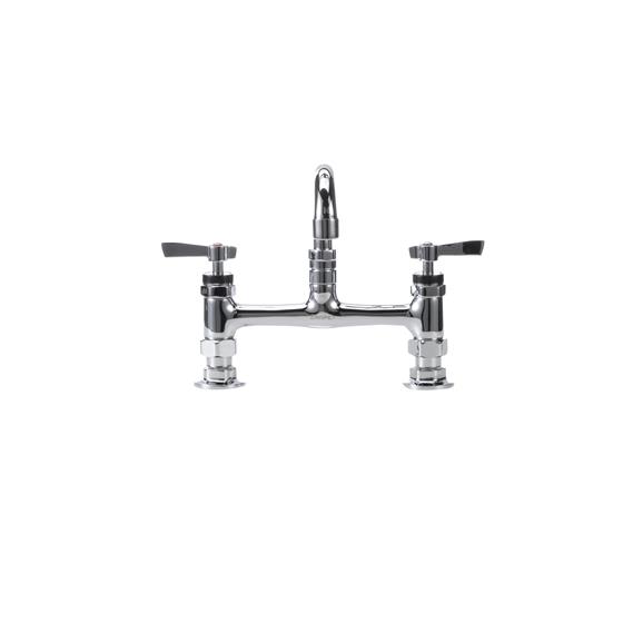 Picture of Encore® 8" OC Brass Chrome Plated Deck Mount Faucet with 8" Swivel  Spout, Retail