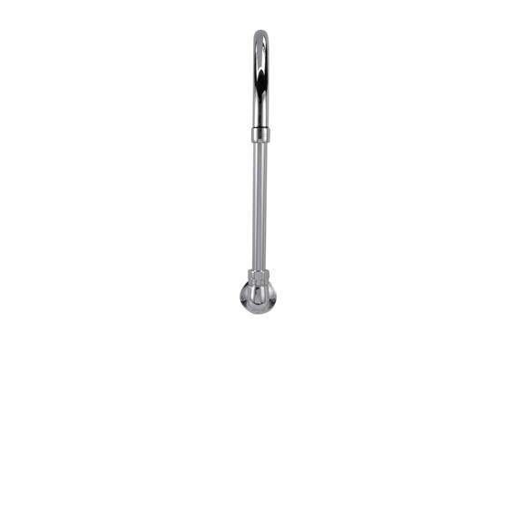 Picture of Encore® Brass Chrome Plated Wall Mount Spout Base with 8-1/2" Gooseneck Spout, Retail Packaging