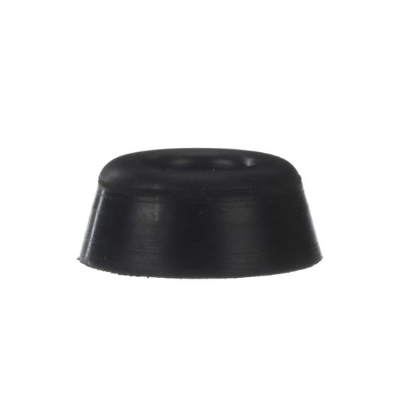 Picture of 5/8" OD x 5/16" H Black Rubber Recessed Bumper