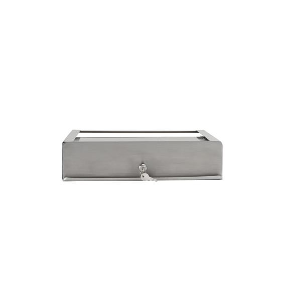 Picture of 16-1/4" W x 16-5/8" L x 4" H Stainless Steel Lockable Cash Drawer Only