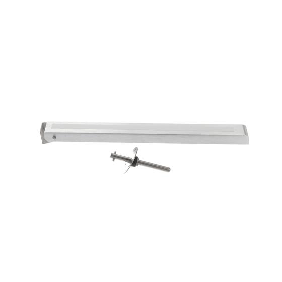 Picture of 20" Long Brushed Aluminum Panic/Exit Bar With Stainless Steel Inside Safety Release For 3" Door Thickness