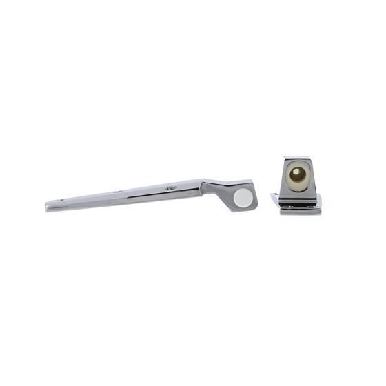 Picture of 1-7/8" Offset Polished Chrome Cam-Rise Walk-In Door Hinge