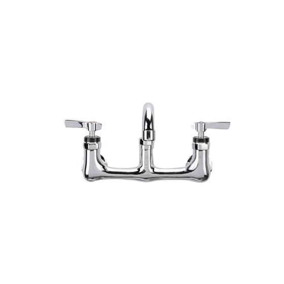 Picture of Encore® 6" OC Brass Chrome Plated Elevated Deck Mount Faucet with 12" Swivel Spout