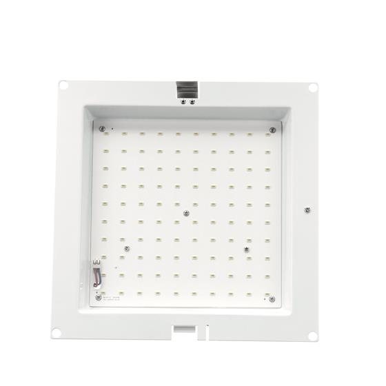 Picture of 12" Square Recessed Mount 30W Warm White Strip LED Hood Light Retrofit Kit