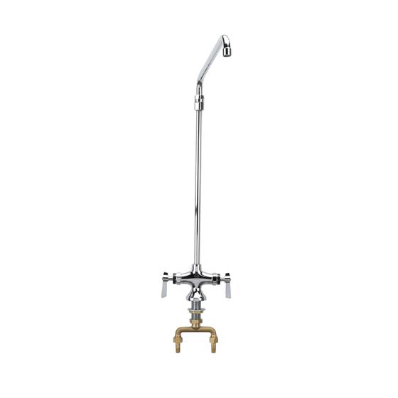 Picture of Encore® Brass Chrome Plated Double Pantry Faucet with Elevated 12" Swivel  Spout and Ceramic Valves