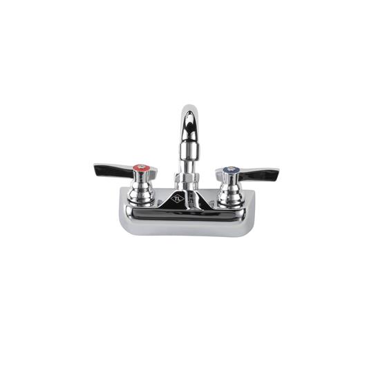 Picture of TOP-LINE® 4" OC Wall Mount Faucet Ceramic Valves with 12" Swivel Spout, Retail Packaging