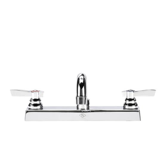 Picture of TOP-LINE® 8" OC Deck Mount Faucet Ceramic Valves with 8" Swivel Spout