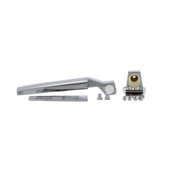 Picture of 2" Offset Polished Chrome Adjustable Cam-Rise Lift-Off Walk-In Door Hinge