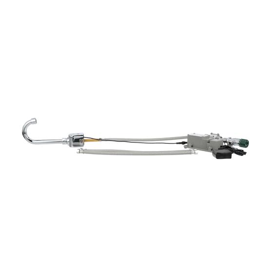 Picture of Intelli-Flo EZ Electronic Deck Mount Faucet 3-1/2" Gooseneck Spout AC Powered with Thermostatic Mixing Valve and 1.5 gpm Laminar Flow Vandal Resistant