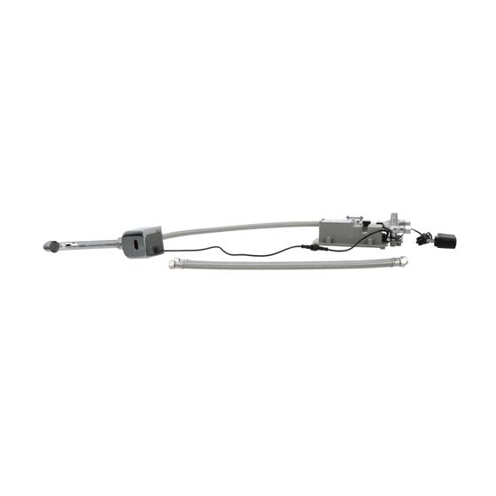Picture of Intelli-Flo EZ Electronic Wall Mount Faucet AC Power 3-1/2" Gooseneck Spout with Manual Mixing Valve and 1.5 gpm Laminar Flow Vandal Resistant