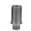Picture of 1-1/4" Round Nickel Plated Zinc Die Cast Adjustable Hex Foot Insert