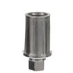 Picture of 1-1/4" Round Nickel Plated Zinc Die Cast Adjustable Hex Foot Insert