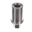 Picture of 1-1/4" Round Nickel Plated Zinc Die Cast Adjustable Hex Foot Insert
