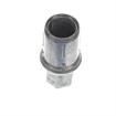 Picture of 1-1/2" Round Natural Finish Zinc Die Cast Adjustable Hex Foot Insert