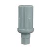 Picture of 1-1/2" Round Gray Thermoplastic Adjustable Hex Foot Insert
