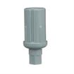 Picture of 1-1/2" Round Gray Thermoplastic Adjustable Hex Foot Insert