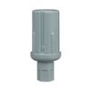 Picture of 1-1/2" Round Gray Thermoplastic Adjustable Hex Foot Insert