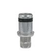 Picture of 1-5/8" Round Stainless Steel Clad Zinc Die Cast Adjustable Hex Foot Insert With Locking Ring