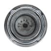 Picture of 1-5/8" Round Stainless Steel Clad Zinc Die Cast Adjustable Hex Foot Insert With Locking Ring