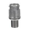 Picture of 1-5/8" Round Stainless Steel Clad Zinc Die Cast Adjustable Round Foot Insert