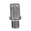 Picture of 1-5/8" Round Stainless Steel Clad Zinc Die Cast Adjustable Round Foot Insert
