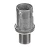 Picture of 1-5/8" Round Stainless Steel Clad Zinc Die Cast Adjustable Round Foot Insert