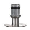 Picture of 1-5/8" Round Stainless Steel Clad Zinc Die Cast Adjustable Flanged Foot Insert