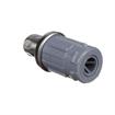 Picture of 1-5/8" Round Stainless Steel Clad Thermoplastic Adjustable Hex Foot Insert