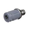 Picture of 1-5/8" Round Stainless Steel Clad Thermoplastic Adjustable Hex Foot Insert
