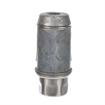 Picture of 2" Round Stainless Steel Clad Zinc Die Cast Adjustable Hex Foot Insert