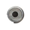Picture of 2" Round Stainless Steel Clad Zinc Die Cast Adjustable Hex Foot Insert