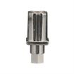 Picture of 1" Square Nickel Plated Zinc Die Cast Adjustable Hex Foot Insert