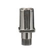 Picture of 1" Square Nickel Plated Zinc Die Cast Adjustable Hex Foot Insert