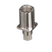 Picture of 1" Square Nickel Plated Zinc Die Cast Adjustable Hex Foot Insert