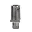 Picture of 1-1/4" Square Nickel Plated Zinc Die Cast Adjustable Hex Foot Insert