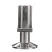 Picture of 1-1/4" Square Nickel Plated Zinc Die Cast Adjustable Flanged Foot Insert